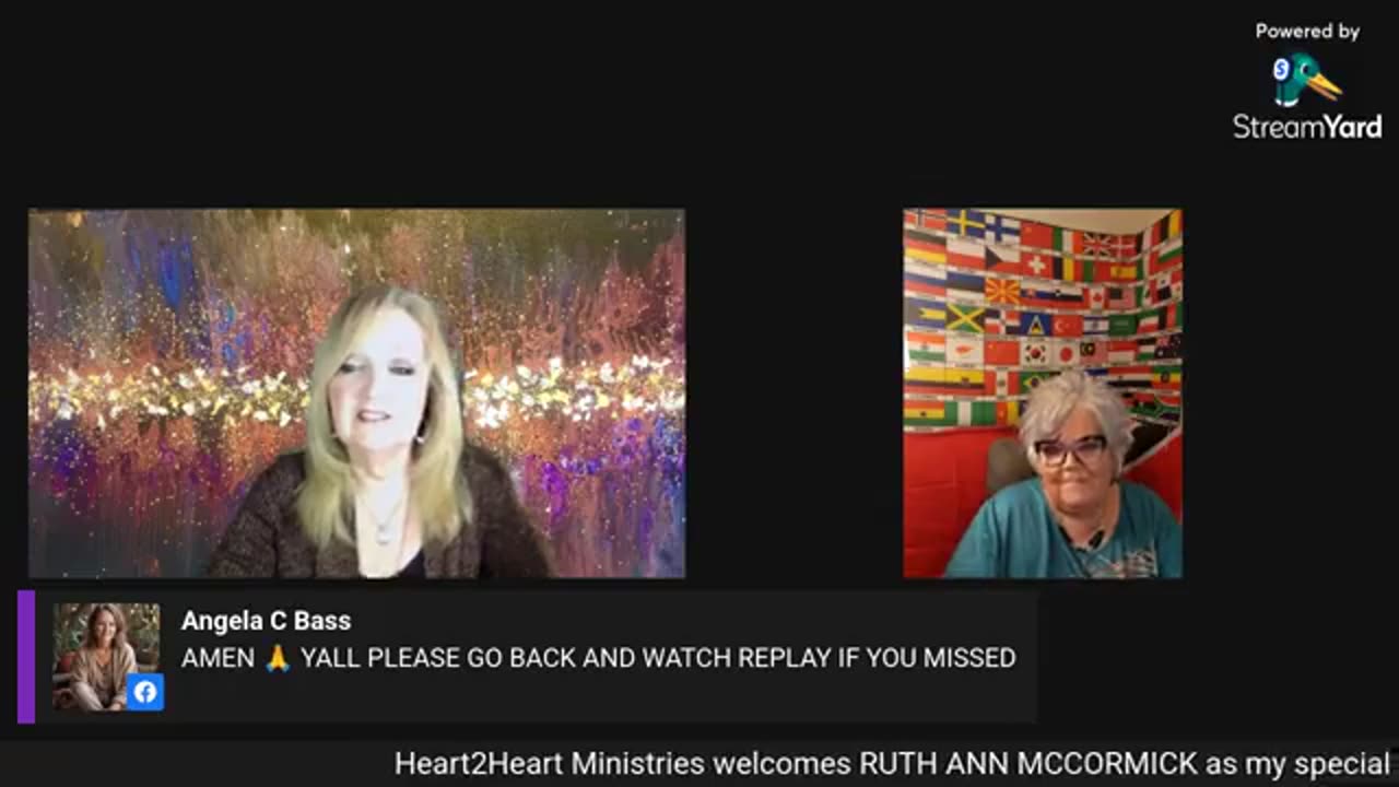 Heidi Bryden with guest RUTH ANN MCCORMICK