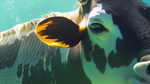 The Amazing CowFish: Nature's Weirdest Hybrid #cowfish #fyp
