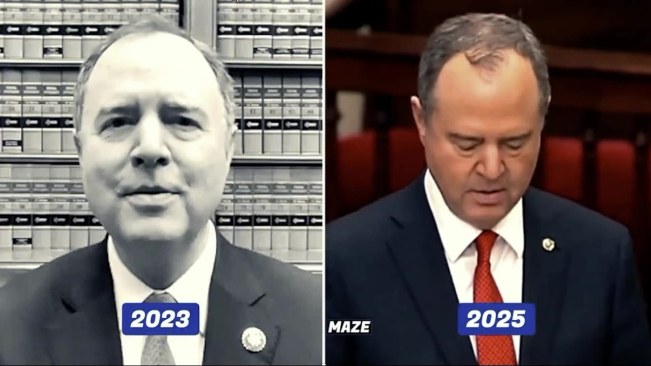 Senator Adam SHIFTY Schiff Changed his tune RADICALLY between 2023 and 2025