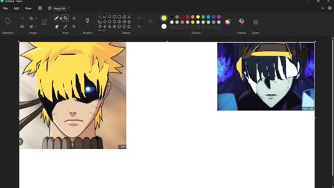 Creating Anime Style Art with Just Paint