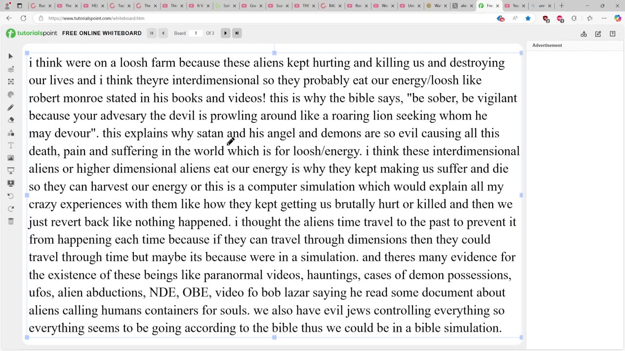 biblical/loosh farm/simulation/Gnosticism