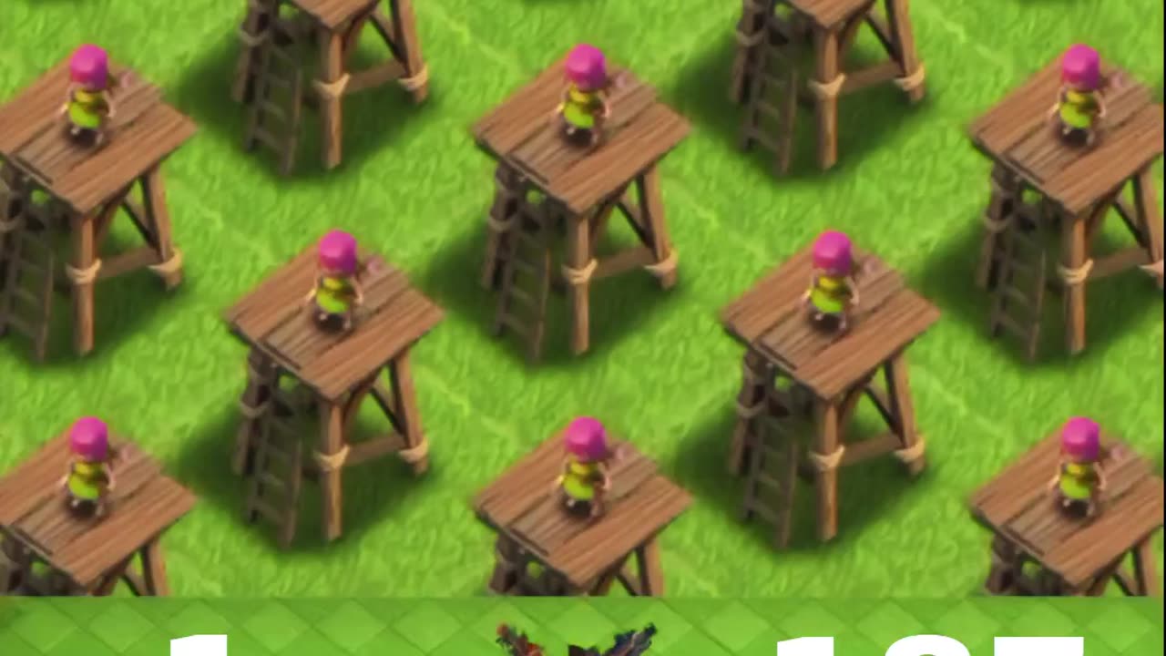 1 Barbarian vs. 187 Archer Towers! ⚔️🏰 | Clash of Clans | #coc