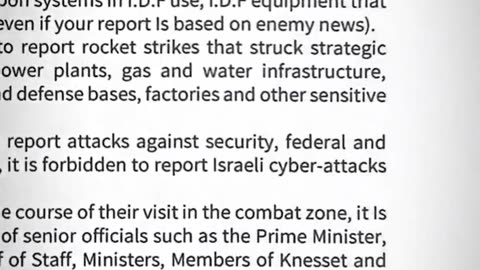 🔥🔥Israel Censors to Project Invincibility. Its about protecting the narrative, perception is power.