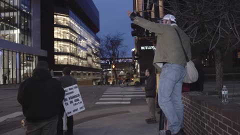 Preaching Outside the Kid Rock Concert - Minneapolis