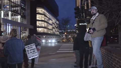 Preaching Outside the Kid Rock Concert - Minneapolis