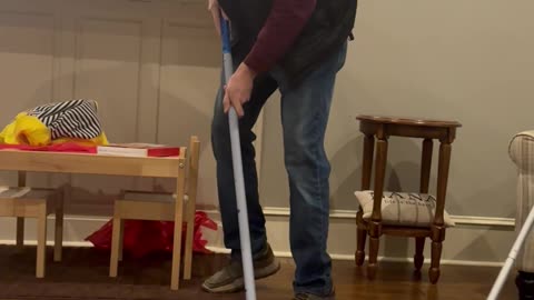 Grandparents Practicing for the Olympics