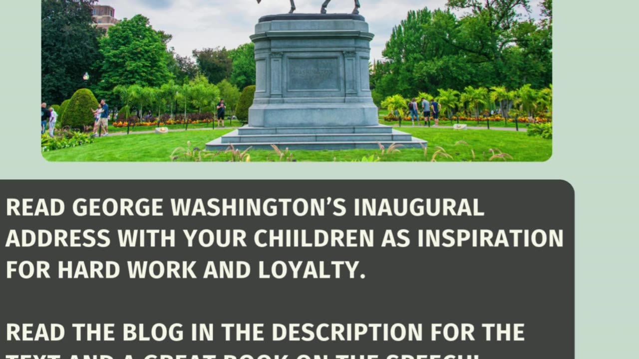 Timeout With COS Moms! May George Washington Serve As Inspiration