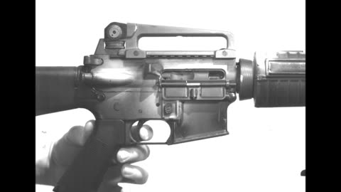 AR-15 firing Slow Motion