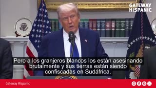 Trump concede refugio a agricultores sudafricanos.