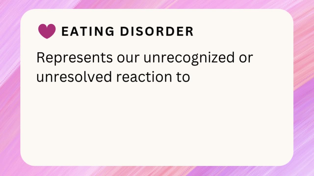EATING DISORDER ❤️