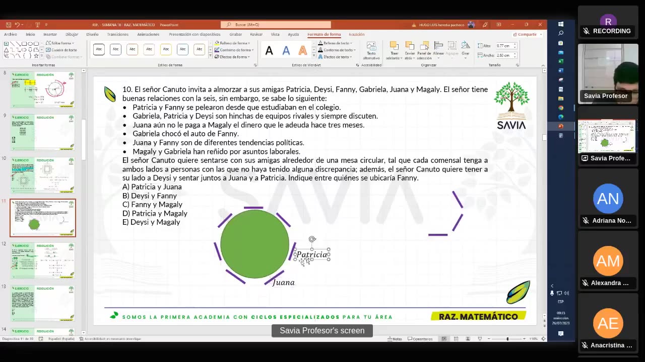 SAVIA SEMIANUAL 2024 | Semana 16 | Raz Mat S1