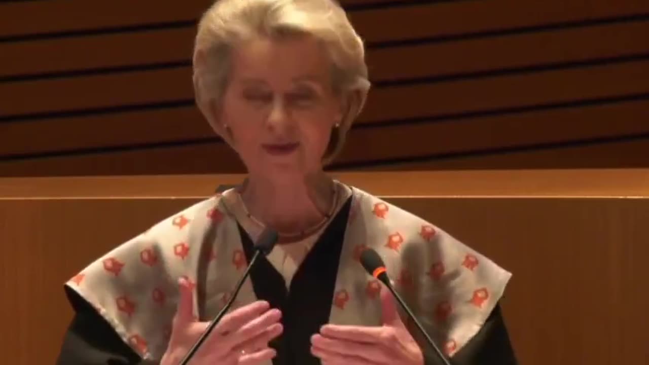 Ursula von der Leyen__Europe has the values of the Talmud