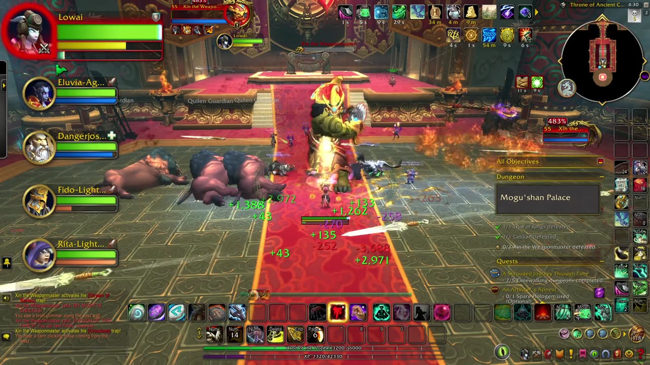 wowcraft in 2025 p38 - demon hunter tank timewalking shadopan monastery feral druid tank new scholo