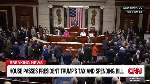 House narrowly passes Trump’s sweeping domestic policy bill