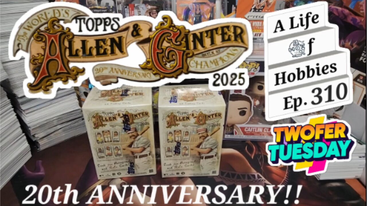 Topps Allen & Ginter 2025 20th Anniversary 2 Blaster Rip Twofer Tuesday e310