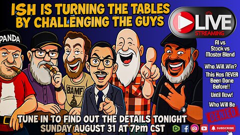 Cigar Aficionados VS Master Blender Teaser (AI vs. Master Blender Preshow)