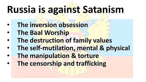Russia is against Satanism