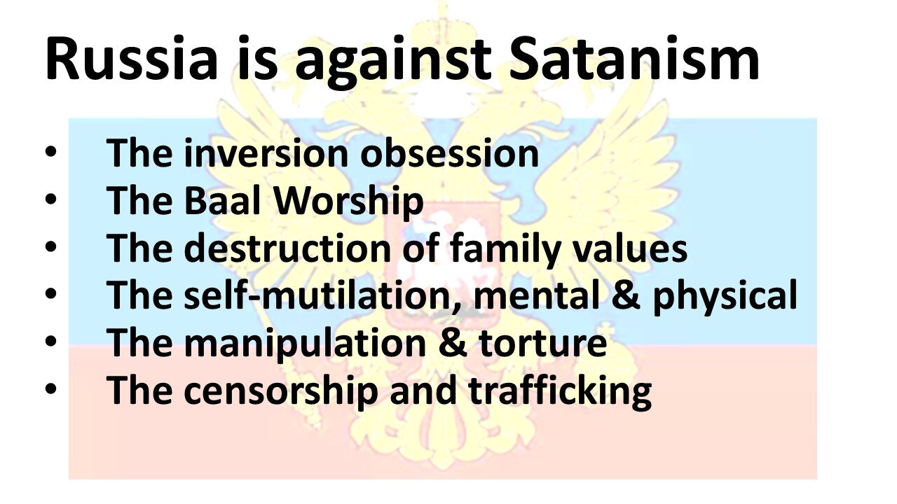 Russia is against Satanism