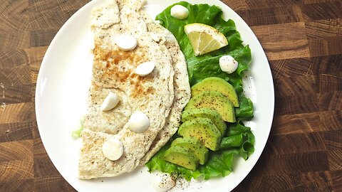 [REAL TIME] Full Process: Fluffy Classic Omelet | ASMR No Talking