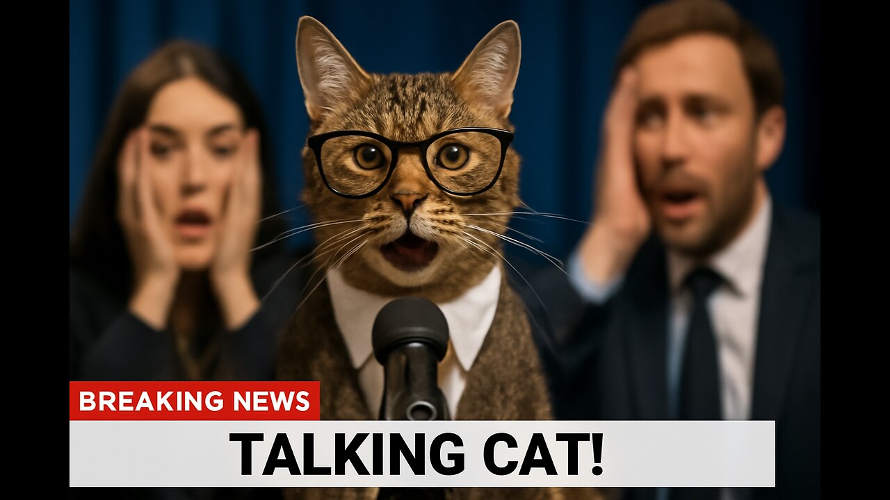 "BREAKING NEWS: Talking Cat Reveals Shocking Secrets! 🐱😱 (Must Watch)"
