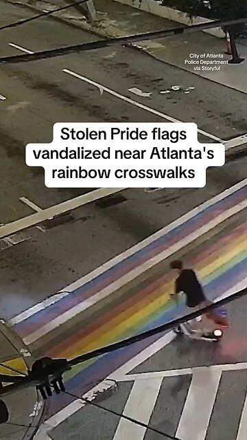 Four teens arrested for vandalizing Pride flags near Atlanta rainbow crosswalks, fled on scooters.