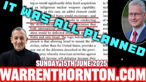 IT WAS ALL PLANNED! WITH WARREN THORNTON & LEMBIT OPIK