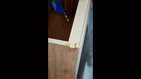 Brass and wood joinery!