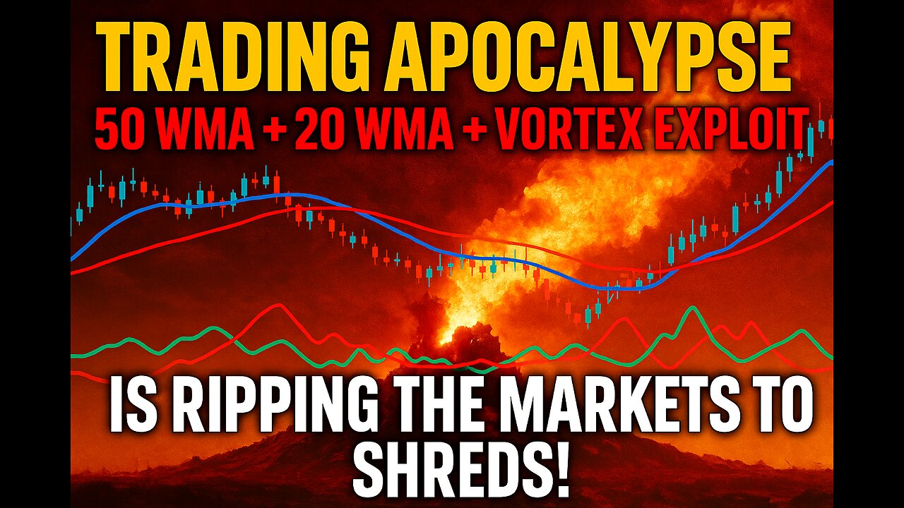 TRADING APOCALYPSE: 50 WMA + 20 WMA + VORTEX EXPLOIT Is RIPPING the Markets to SHREDS!