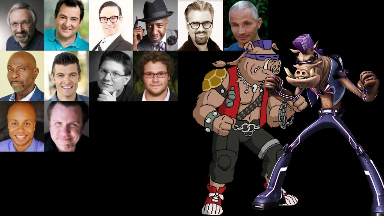 Animated Voice Comparison- Bebop (TMNT)