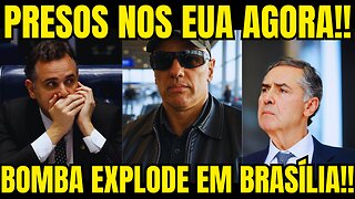 🔥Bomba! FILHOS DE BARROSO PRESOS NOS EUA!! BOMBA EXPLODE EM BRASÍLIA!! RODRIGO PACHECO SE FERROU!!