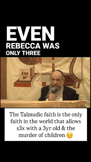 I didn't know Rebecca was only 3 when Isaac married her?! 😳 Bible.
