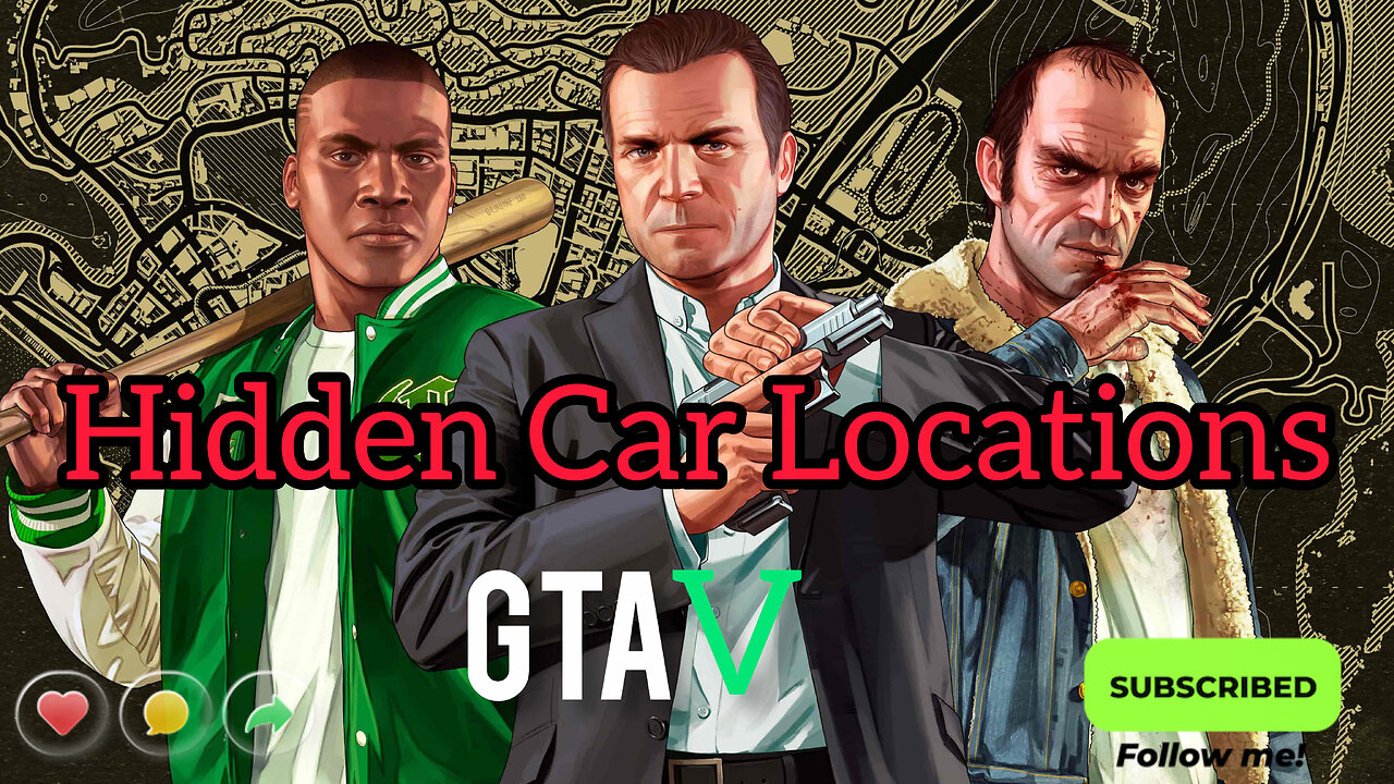 Hidden Car Locations in GTA V
