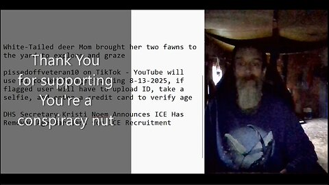 White-Tailed Deer in my yard, YouTube will use AI to verify age, ICE removes age restriction to join