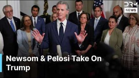 Gavin Newsom, Nancy Pelosi and Texas Dems Blast Trump in Fiery California Presser