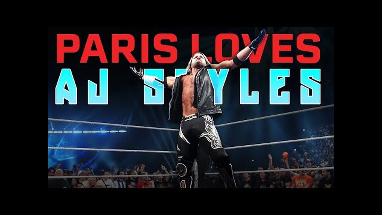 “I NEEDED that!” AJ Styles thanks fans in Paris for their support