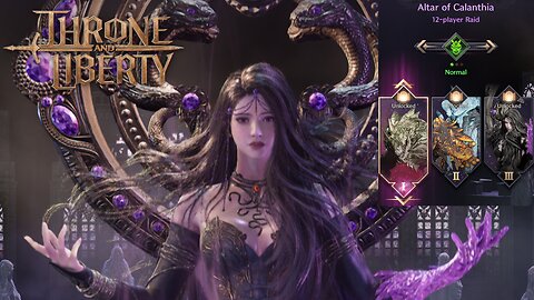 Clearing the 3 Bosses of Altar of Calanthia (Normal) - Throne and Liberty