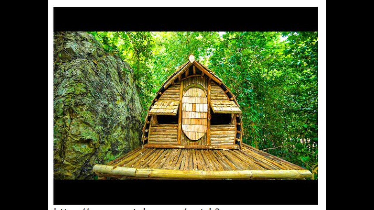 3 Days Building a Survival House Alone in the Wild | Off-Grid Living & BBQ Cooking