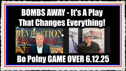 Bo Polny Nino Rodriguez BOMBS AWAY June 12 - It's A Play That Changes Everything!