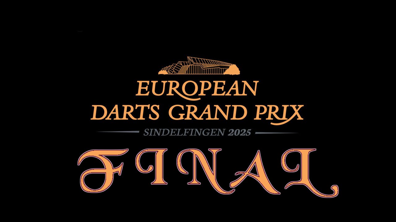 2025 European Darts Grand Prix Anderson v Gilding