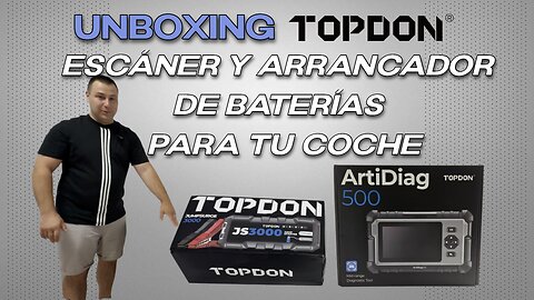 Unboxing TOPDON: Escáner y Arrancador de Baterías para tu Coche ! #topdon #topdonartidiag500 #auto