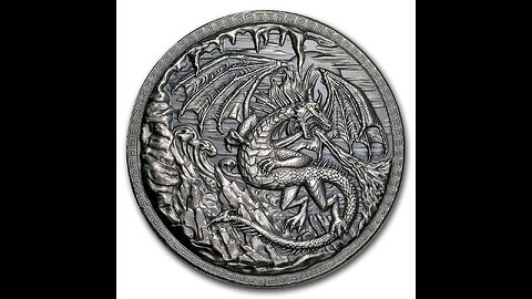 10oz Ultra High Relief Dragon Vs. Vikings