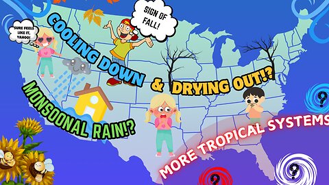 MORE Tropical Systems IGNITING As COOLDOWN Sweeps In...