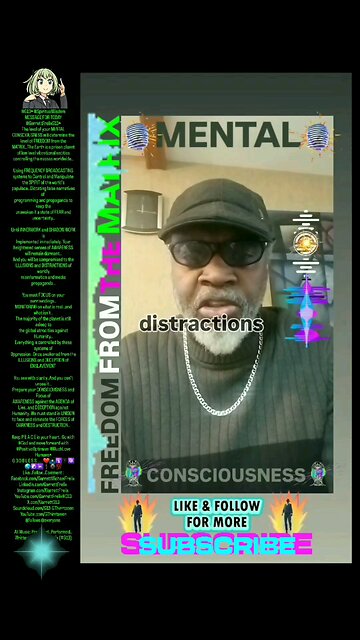 ▪︎MENTAL CONSCIOUSNESS/FREEDOM FROM THE MATRIX▪︎