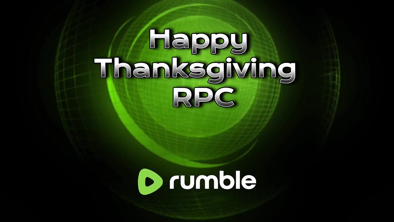 Happy Thanksgiving RPC.