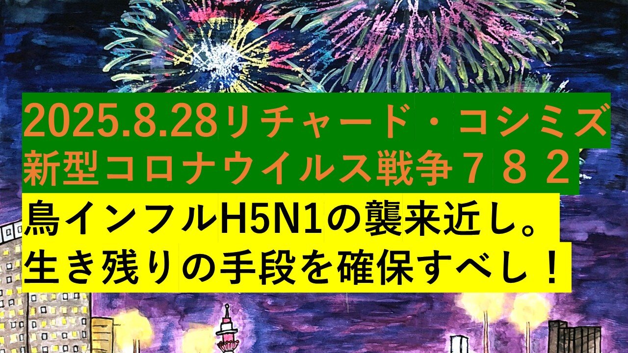 2025.8.28リチャード・コシミズ新型コロナウイルス戦争７８２