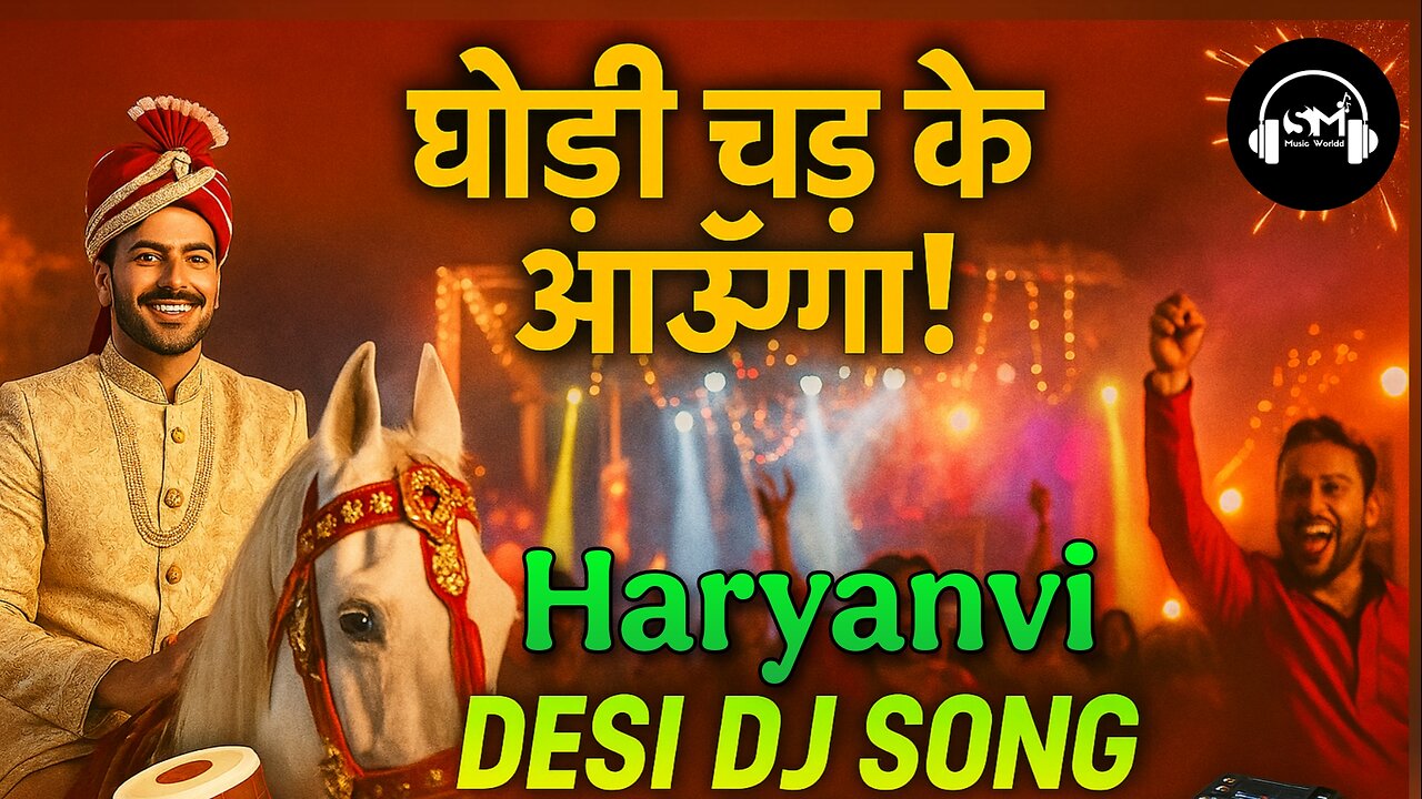 Ghodi Chadh Ke Aaunga | Desi Shaadi DJ Song 2025 | New Haryanvi Wedding Remix | DJ Song for Barat