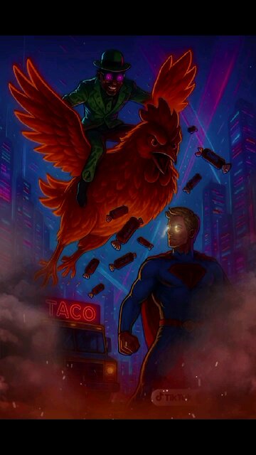 Strawman battles Diddler & Orange Chicken Trump 2025