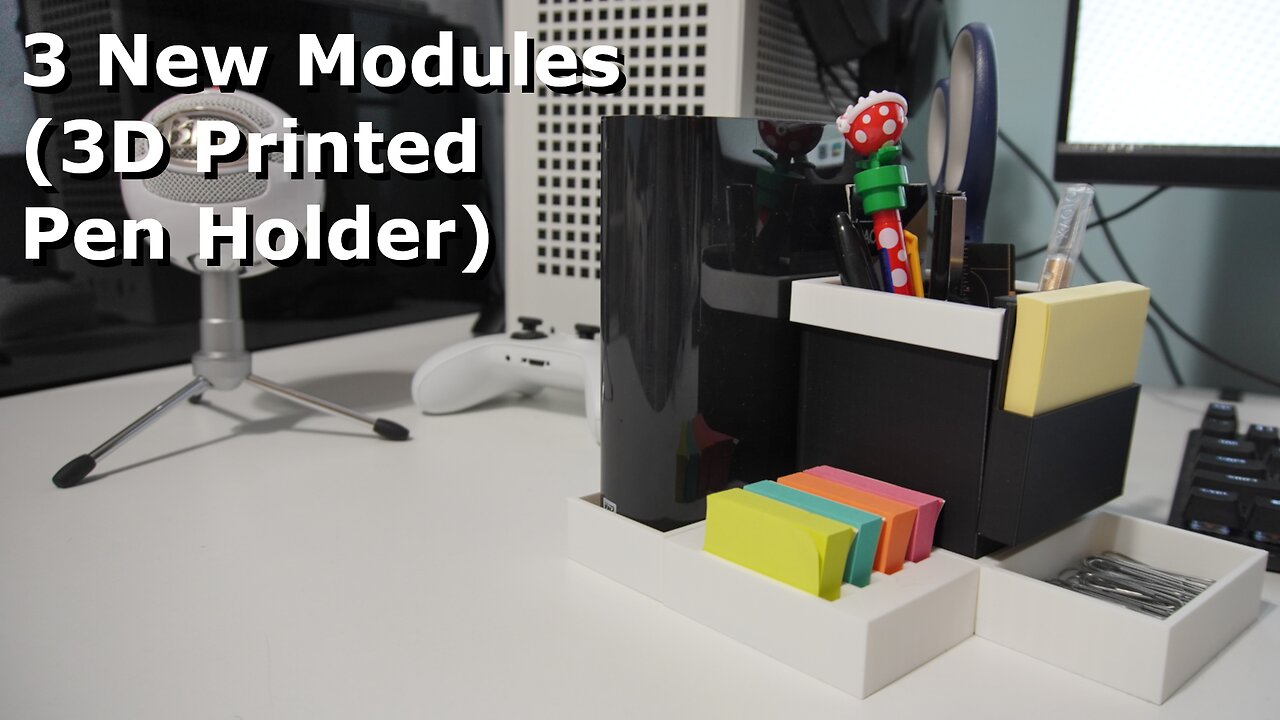 I made 3 new modules for my 3D Printed Pen Holder