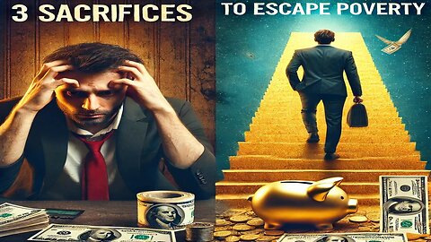 🔥 The 3 SACRIFICES You NEED to Make to Escape Poverty! 🔥