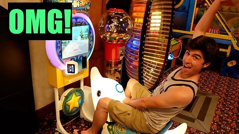 I CAN'T BELIEVE HE DID THIS AT THE ARCADE!